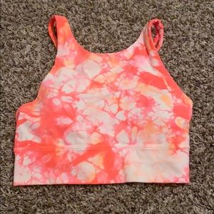 lululemon Energy Bra High Neck Long Line Size 6